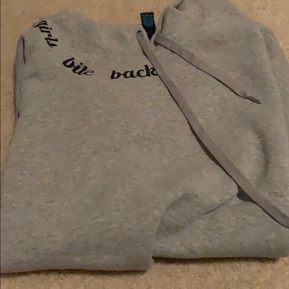 Gray hoodie